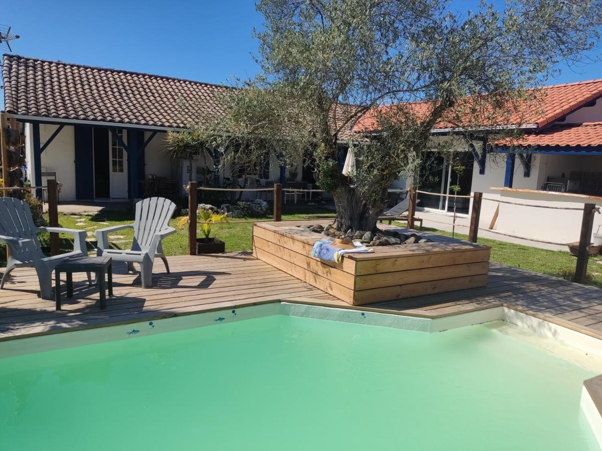 cottage la dune avec piscine Gujan-Mestras Esterno foto